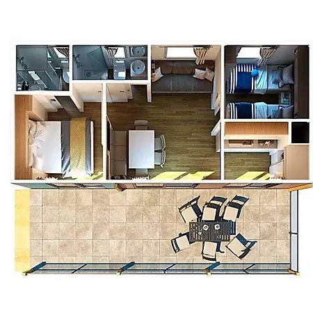 Hotel Victoria Mobilehome In Padova Premium Rab Town